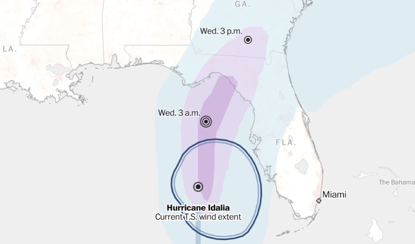 Idalia tracker Mapping the hurricane’s path as it approaches Florida